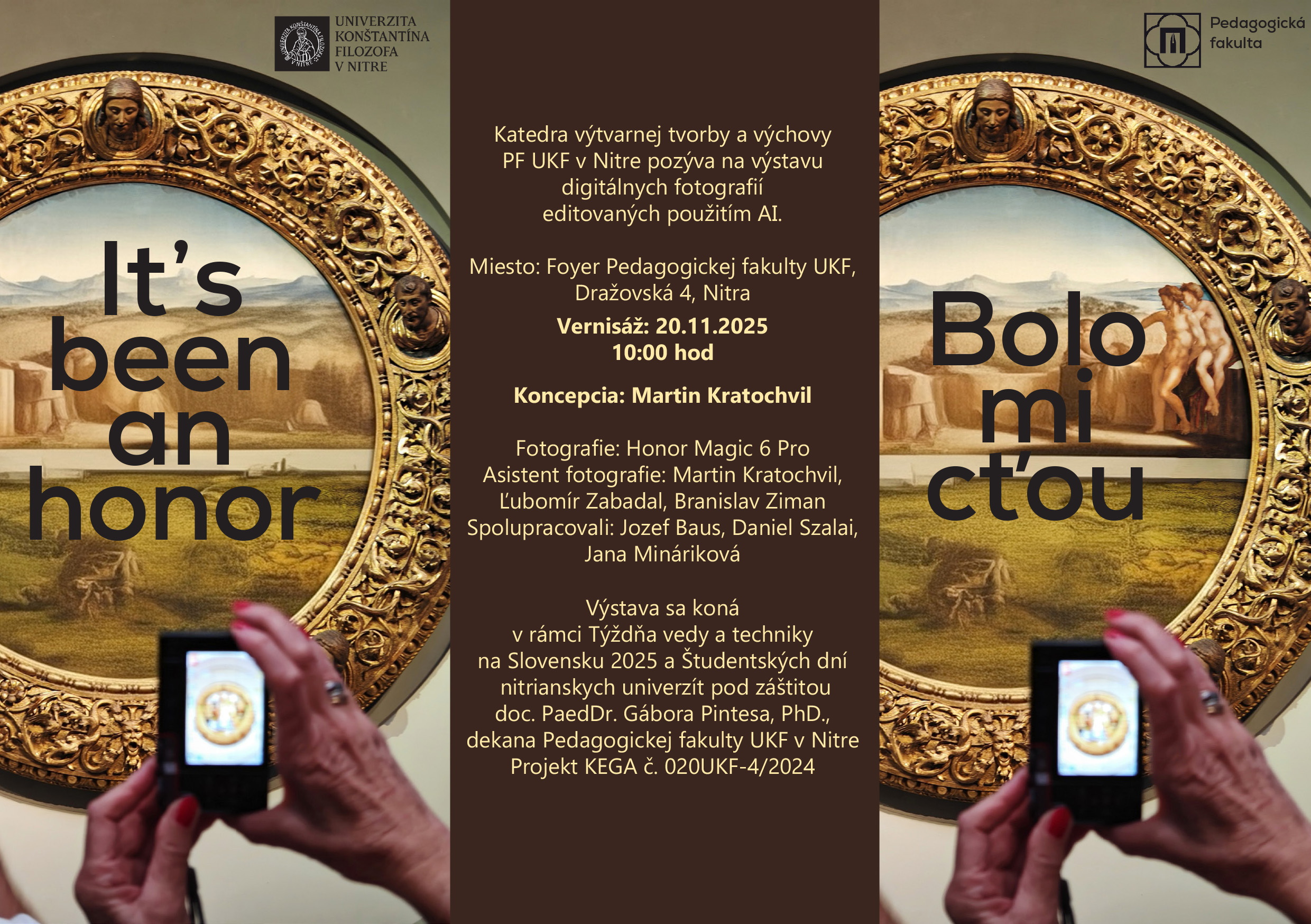 Vernisáž – Bolo mi cťou/ It´s been an honor