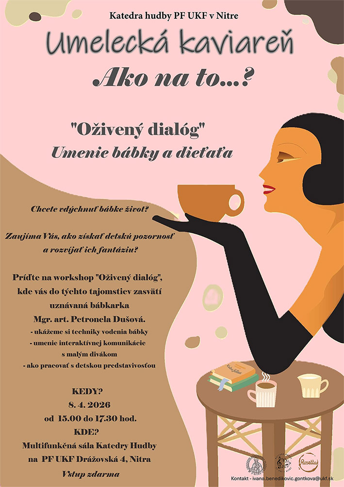 Umelecká kaviareň: Oživený dialóg – Umenie bábky a dieťaťa